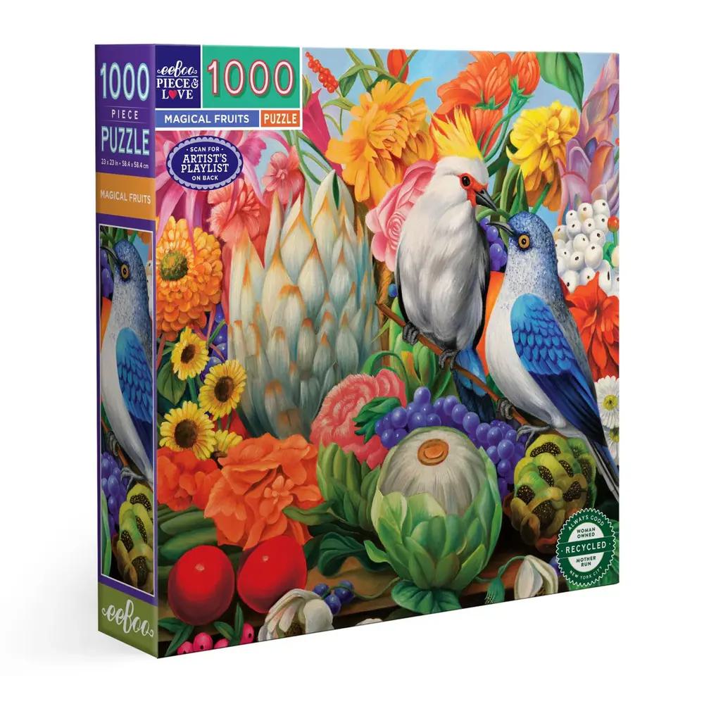 Eeboo, Puzzle, Gifts, 1000 piece, Magical Fruits, 891936